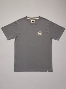Paddle Crab Sea Tee - Charcoal-Just Another Fisherman-P&amp;K The General Store