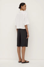 Load image into Gallery viewer, Callie Cropped Polo - White-ASSEMBLY LABEL-P&amp;K The General Store
