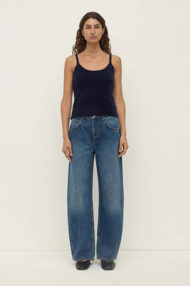 Carina Wool Tank - True Navy