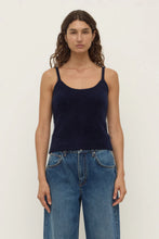 Load image into Gallery viewer, Carina Wool Tank - True Navy-ASSEMBLY LABEL-P&amp;K The General Store
