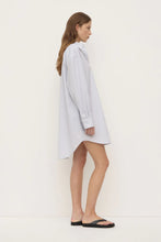 Load image into Gallery viewer, Cora Striped Shirt Dress - White/Navy-ASSEMBLY LABEL-P&amp;K The General Store
