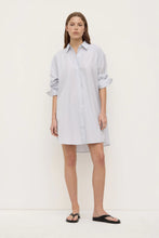 Load image into Gallery viewer, Cora Striped Shirt Dress - White/Navy-ASSEMBLY LABEL-P&amp;K The General Store
