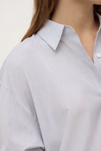 Load image into Gallery viewer, Cora Striped Shirt Dress - White/Navy-ASSEMBLY LABEL-P&amp;K The General Store
