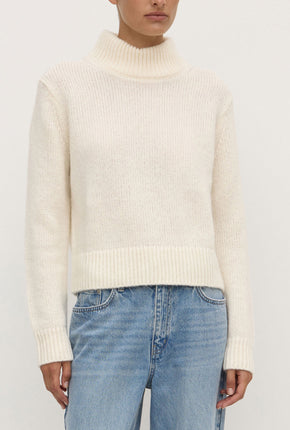 Cosette Alpaca Wool Blend Knit - Cream-ASSEMBLY LABEL-P&amp;K The General Store