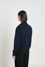 Load image into Gallery viewer, Eliza LS Polo - Navy-TWENTY SEVEN NAMES-P&amp;K The General Store
