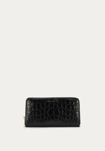Load image into Gallery viewer, Maxi Wallet - Black Croc-DEADLY PONIES-P&amp;K The General Store
