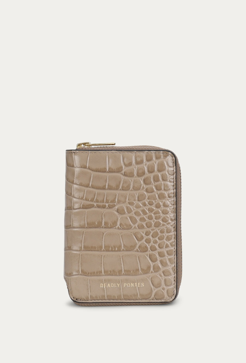 Mini Wallet - Oat Croc-Deadly Ponies-P&K The General Store