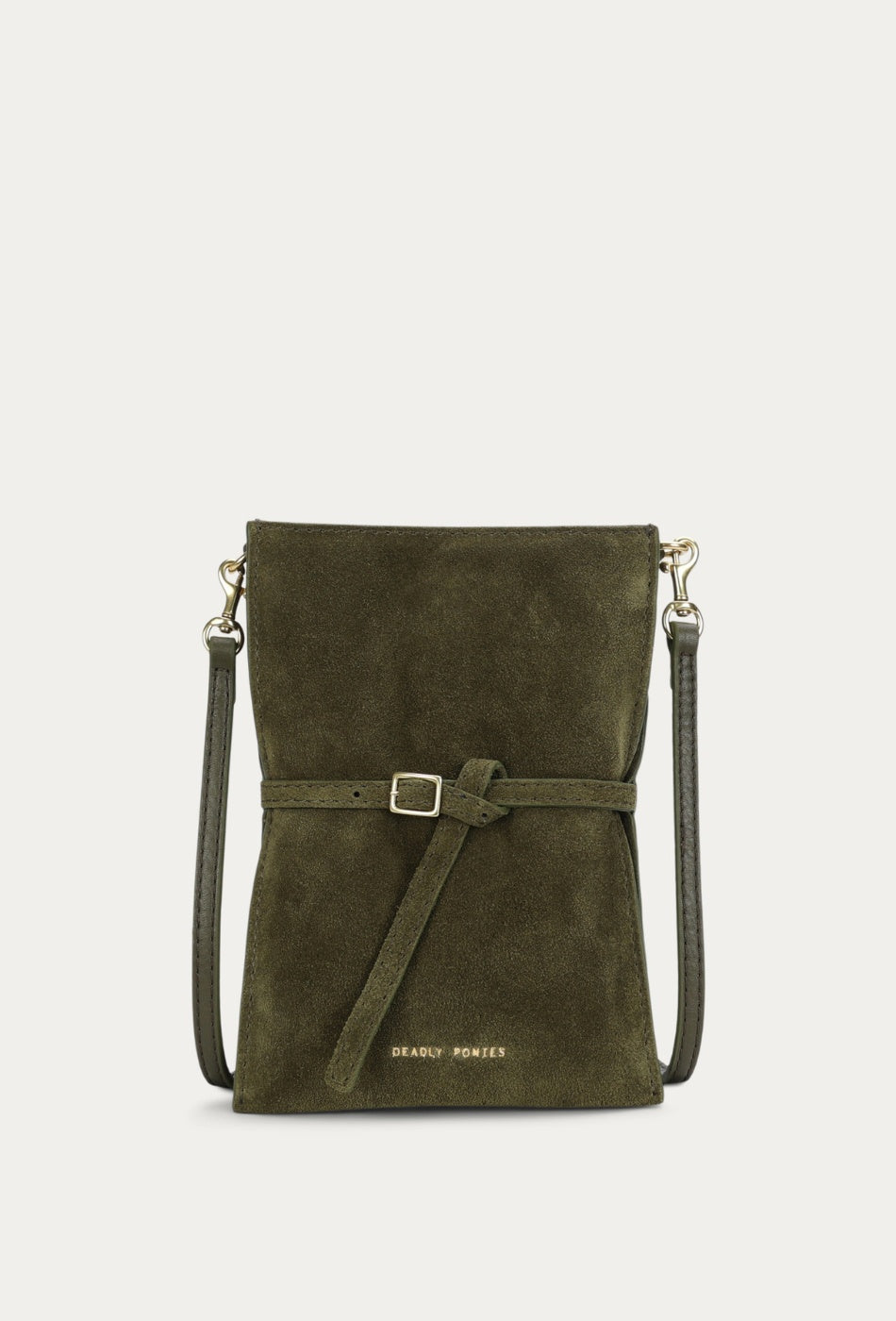 Mr Penny Pouchette - Kale Suede-Deadly Ponies-P&K The General Store