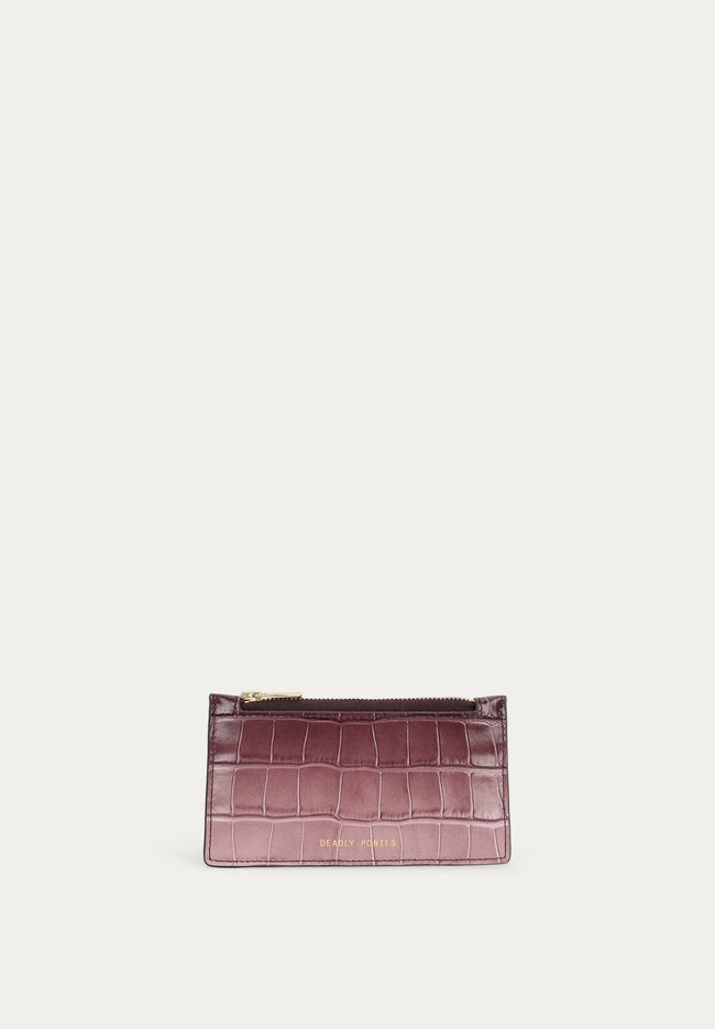 Zip Card Holder - Eclipse Croc-DEADLY PONIES-P&amp;K The General Store