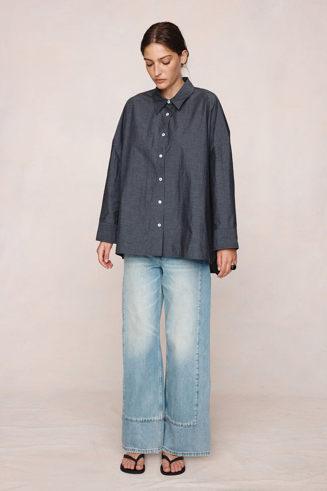 Edie Shirt - Charcoal-MARLE-P&amp;K The General Store