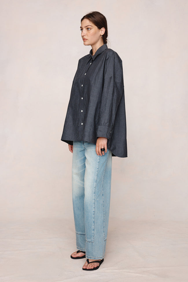 Edie Shirt - Charcoal-MARLE-P&amp;K The General Store