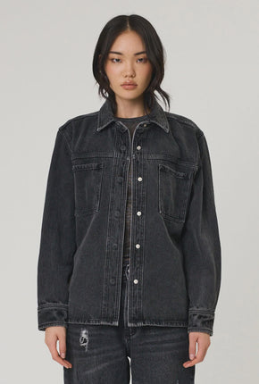 Effie Shirt - Washed Black-REMAIN-P&amp;K The General Store