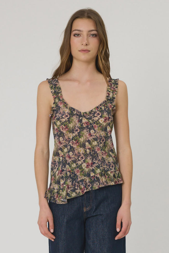Elora Cami - Floral-REMAIN-P&amp;K The General Store