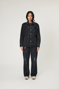 Effie Shirt - Washed Black-REMAIN-P&amp;K The General Store