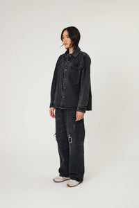 Effie Shirt - Washed Black-REMAIN-P&amp;K The General Store