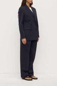 Ellen Double Breasted Blazer - Navy-ASSEMBLY LABEL-P&amp;K The General Store