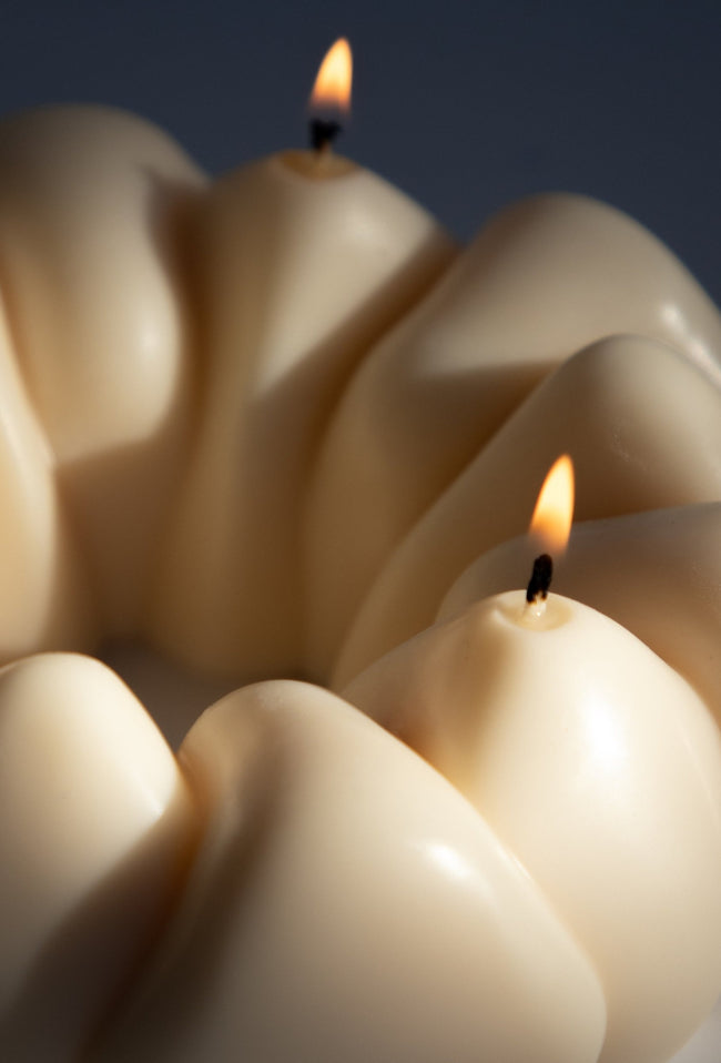 Chunky Centrepiece Candle-Em and Me-P&amp;K The General Store