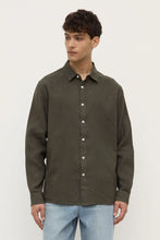 Load image into Gallery viewer, Everday Mens Linen LS Shirt - Sorrel-ASSEMBLY LABEL-P&amp;K The General Store
