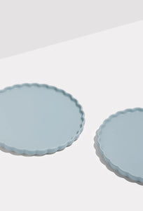 Ceramic Side Plate - Set of 2 - Blue Grey-FAZEEK-P&amp;K The General Store