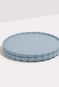 Ceramic Side Plate - Set of 2 - Blue Grey-FAZEEK-P&amp;K The General Store
