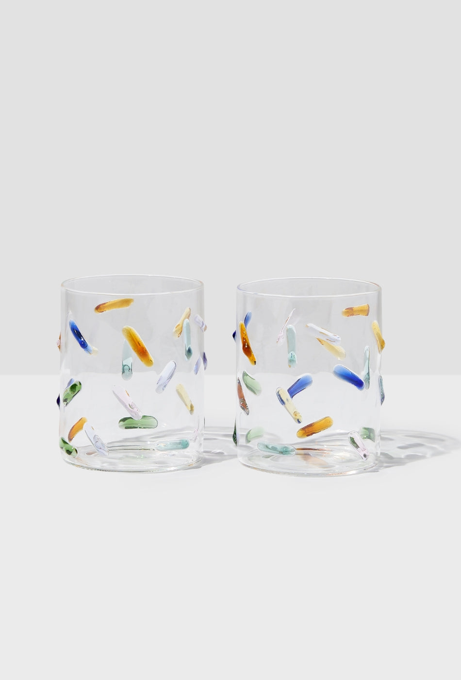 Confetti Glasses - Set of 2-FAZEEK-P&K The General Store