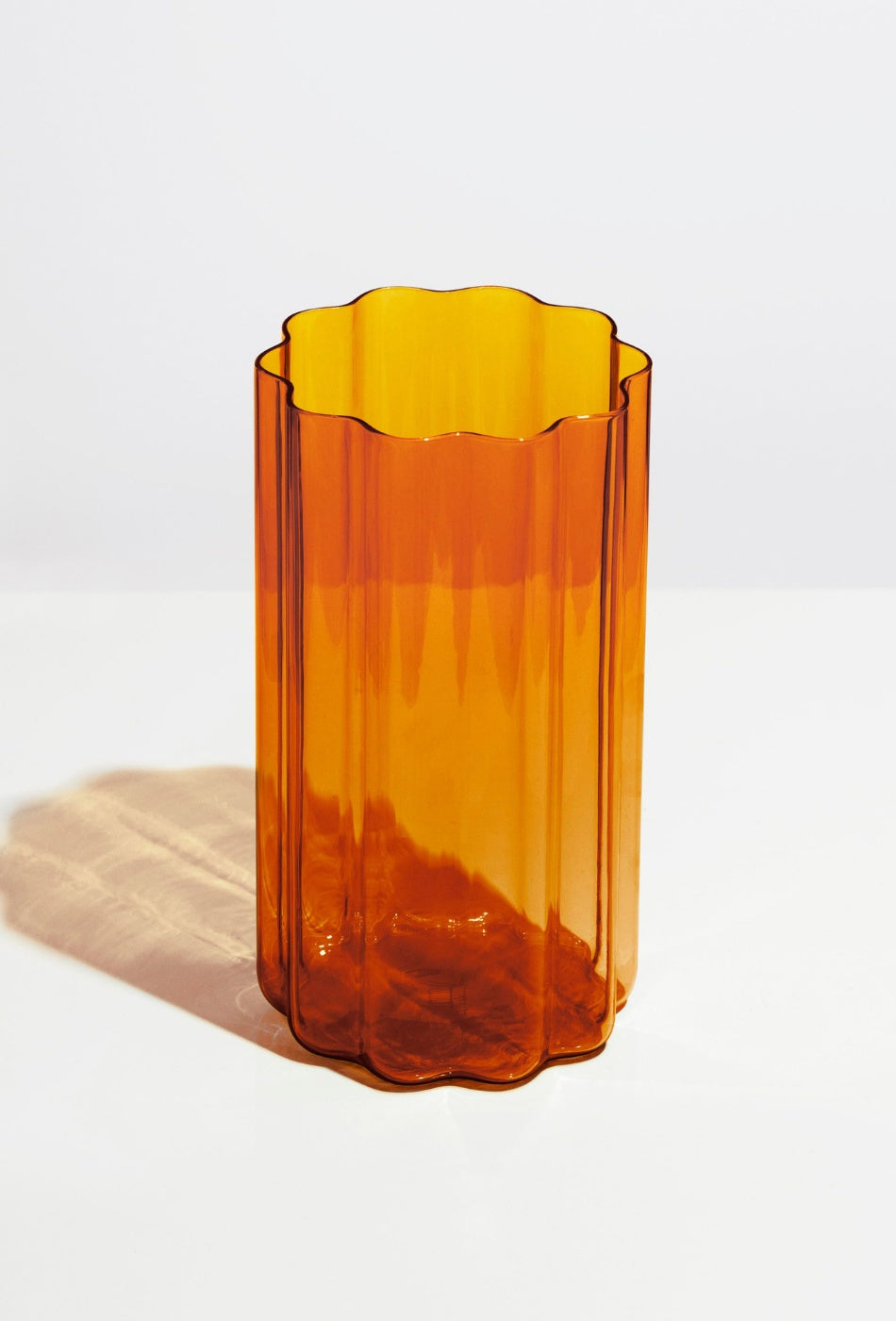 Wave Vase - Amber-FAZEEK-P&K The General Store