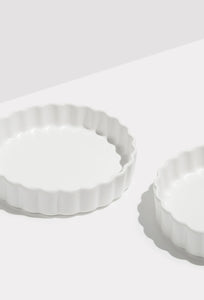Ceramic Bowl - Set of 2 - White-Fazeek-P&amp;K The General Store