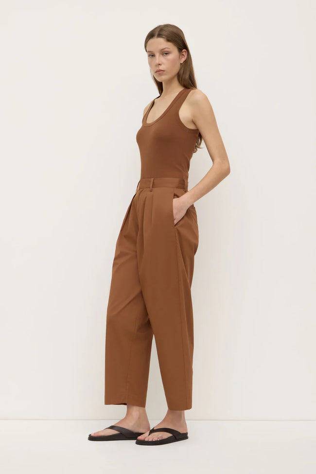 Geno Poplin Pant - Earth-ASSEMBLY LABEL-P&amp;K The General Store