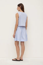 Load image into Gallery viewer, Havana Stripe Poplin Tie Front Top - Blue/White Stripe-ASSEMBLY LABEL-P&amp;K The General Store
