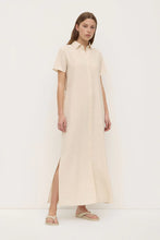 Load image into Gallery viewer, Heather Silk Blend Shirt Dress - Tapioca-ASSEMBLY LABEL-P&amp;K The General Store
