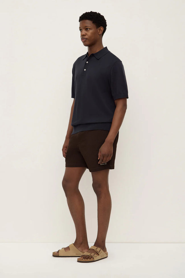 Henry Knit Polo - True Navy-ASSEMBLY LABEL-P&amp;K The General Store