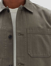 Load image into Gallery viewer, Herringbone Chore Jacket - Military-ASSEMBLY LABEL-P&amp;K The General Store
