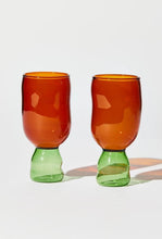 Load image into Gallery viewer, Show Pony Glasses - Set of 2 - Amber/Green-House of Nunu-P&amp;K The General Store
