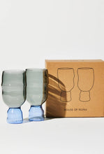 Load image into Gallery viewer, Show Pony Glasses - Set of 2 - Charcoal/Blue-House of Nunu-P&amp;K The General Store
