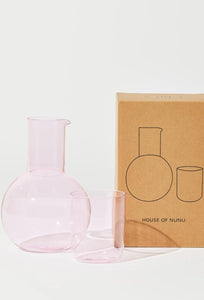 Belly Carafe + Cup Set - Pink-House of Nunu-P&amp;K The General Store