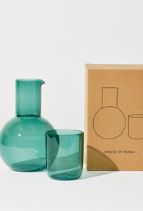 Belly Carafe + Cup Set - Teal-House of Nunu-P&amp;K The General Store
