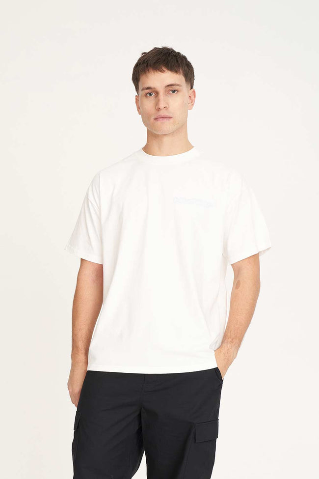 Block Tee 220/Vert - Chalk-HUFFER-P&amp;K The General Store