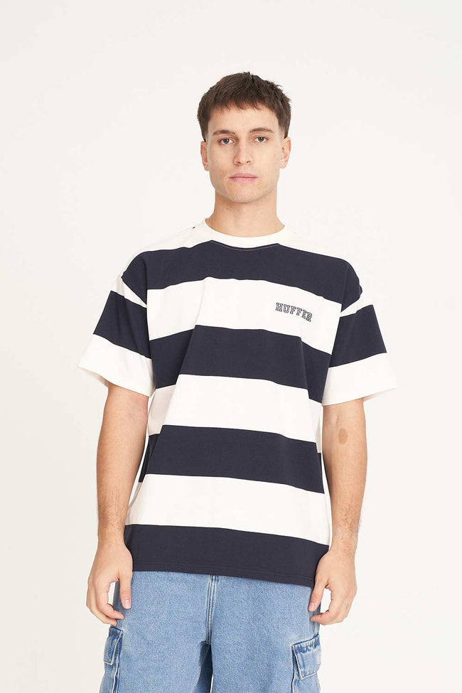Game Day Stripe Tee - Navy/Chalk-HUFFER-P&amp;K The General Store