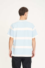 Load image into Gallery viewer, Stripped Tee - Chalk/Ice Blue-HUFFER-P&amp;K The General Store
