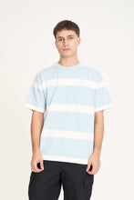 Load image into Gallery viewer, Stripped Tee - Chalk/Ice Blue-HUFFER-P&amp;K The General Store
