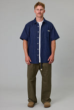 Load image into Gallery viewer, Ballast SS Shirt - Stripe Denim-Just Another Fisherman-P&amp;K The General Store
