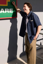 Load image into Gallery viewer, Ballast SS Shirt - Stripe Denim-Just Another Fisherman-P&amp;K The General Store
