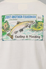 Load image into Gallery viewer, Casting &amp; Mending Sea Tee - Antique White-Just Another Fisherman-P&amp;K The General Store

