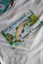Load image into Gallery viewer, Casting &amp; Mending Sea Tee - Antique White-Just Another Fisherman-P&amp;K The General Store

