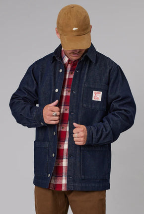 Channel Denim Shacket - Dark Blue-Just Another Fisherman-P&amp;K The General Store