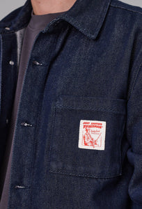 Channel Denim Shacket - Dark Blue-Just Another Fisherman-P&amp;K The General Store