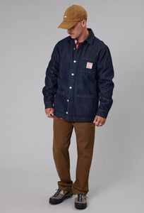 Channel Denim Shacket - Dark Blue-Just Another Fisherman-P&amp;K The General Store