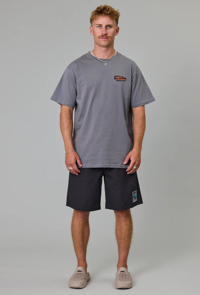 Cracks & Crevases Tee - Charcoal-Just Another Fisherman-P&amp;K The General Store