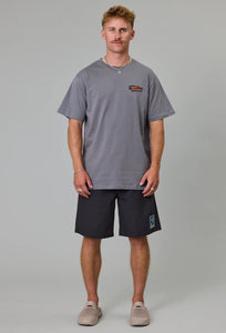 Cracks & Crevases Tee - Charcoal-Just Another Fisherman-P&amp;K The General Store
