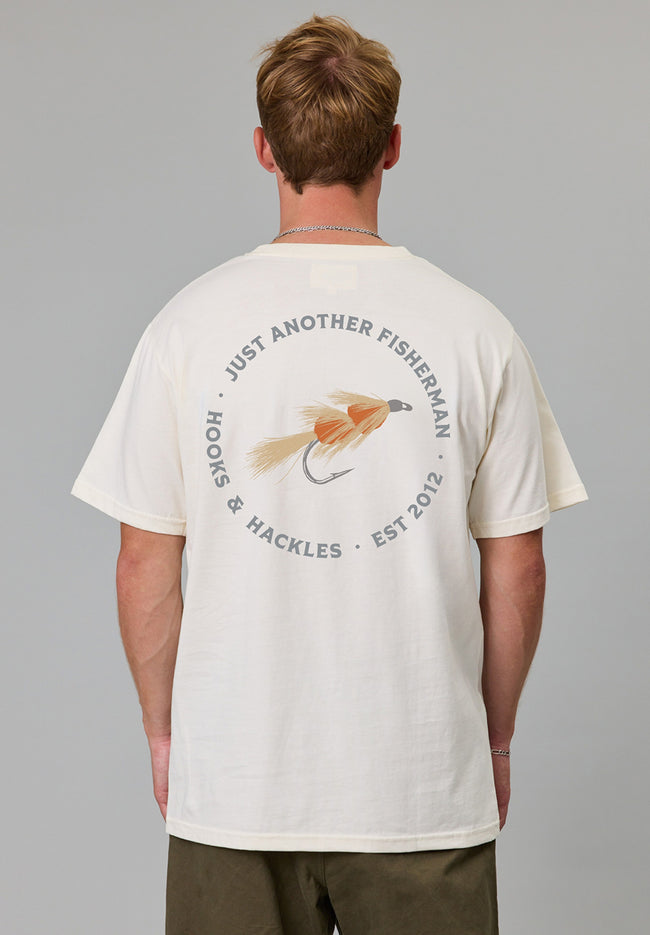 Fly Sea Tee - Antique White-Just Another Fisherman-P&amp;K The General Store